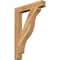 Ekena Millwork Funston Block Rough Sawn Bracket, Western Red Cedar, 4"W x 26"D x 38"H BKT04X26X38FST05RWR - alternate 1